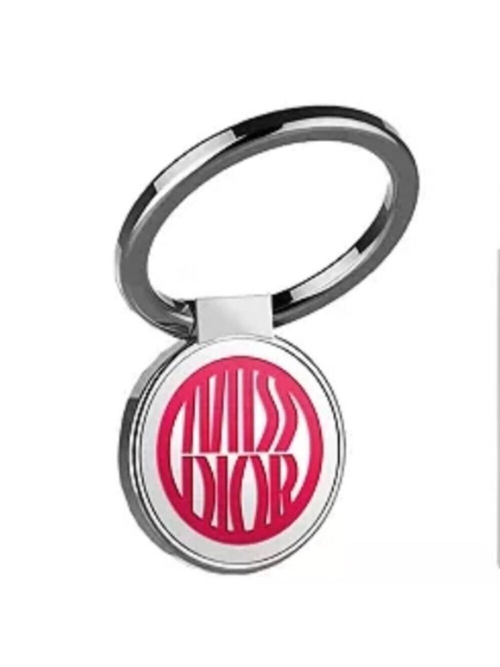Dior Miss Dior Phone Finger Ring Holder Stand Grip Silver Pink Limited New